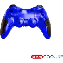 Beboncool 2.4g PS1-PS2-PS3-PC360-WINDOWS Pc-Android Tv-Android Tablet Telefon Uyumlu Titreşimli Kablosuz Joystick Kol