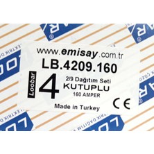 Loobar LB.4209.160 4 Kutup 2/9 160A Dağıtım Seti