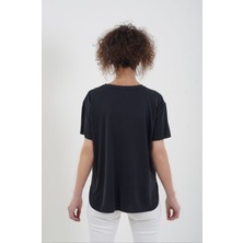 Zelish My Sister Antrasit Oslo Modal O Yaka Tshirt