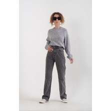 Zelish My Sister Antrasit Palazzo Jean Pantolon