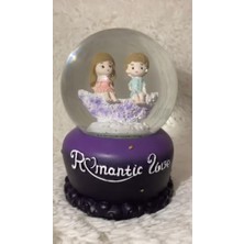 Nostaljik Lezzetler Nostaljik Kar Küresi Orta Boy Renk Değiştiren LED Lambalı Kar Küresi-6