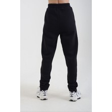 Zelish My Sister Siyah Arketip Şardonlu Jogger Pantolon