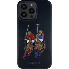 Santa Barbara Polo Racquet Club Iphone 14 Pro Jockey Deri Kapak Carboncat Mor