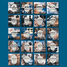 İkinci Dünya Savaşı - Beyin - Mimarlık - Bilim - Milli Mücadele - Atatürk ve Dünyası - İşletme - Gelecek - Sanat - Astronomi - 20 Kitap