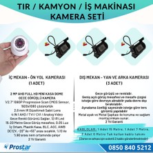 Navistar Tır Kamyon Iş Makinası Için Uzaktan Izlemeli 4 Kameralı 1
