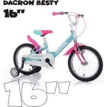 Dacron Besty 16" 5-12 Yaş Pembe Çocuk Bisikleti