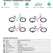 Dacron Besty 16" 5-12 Yaş Pembe Çocuk Bisikleti