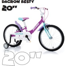 Dacron Besty 20" 6-12 Yaş Mor Çocuk Bisikleti