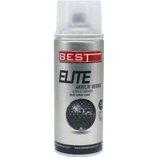 Her Şey Evinizde Best Elite Akrilik Sprey Vernik 400 ml Şeffaf - 8692612000268