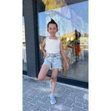 Orca Kids Fashion 8/14 Dantelli Ekru Crop