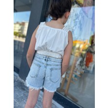 Orca Kids Fashion 8/14 Dantelli Ekru Crop