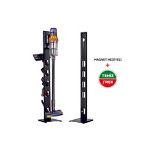 Stark Dyson Uyumlu Dikey Süpürge Standı Siyah Renk V15 - V12 - V11 - V10 - V8