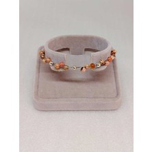 Yaşam Tohumu Rodokrozit Taşı Bileklik 4mm