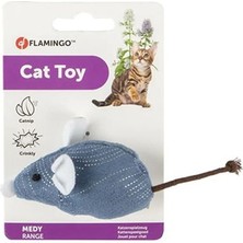 Flamingo Catnipli Peluş ve Sesli Fare Kedi Oyuncağı