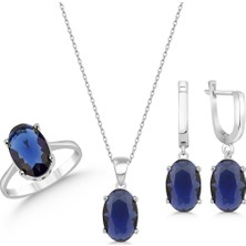 Molenga Kadın Gümüş Takı Seti