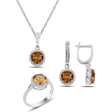 Molenga Zirkon Taşlı Takı Seti