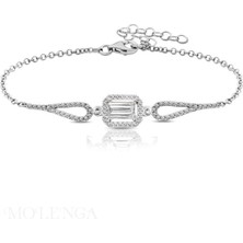 Molenga Gümüş Baget Bileklik