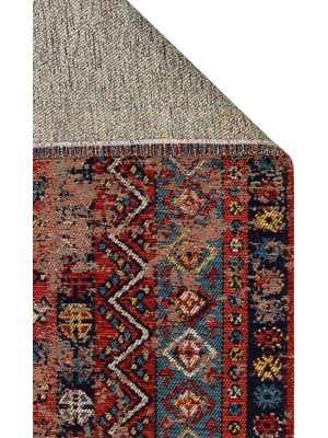 Eko Halı Anadolu Kilim And 04 Multy Anadolu Antik Desenli Yıkanabilir Kaymaz Tabanlı Etnik Kilim