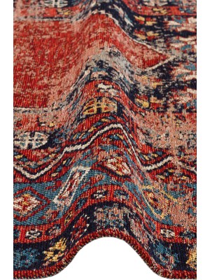 Eko Halı Anadolu Kilim And 04 Multy Anadolu Antik Desenli Yıkanabilir Kaymaz Tabanlı Etnik Kilim