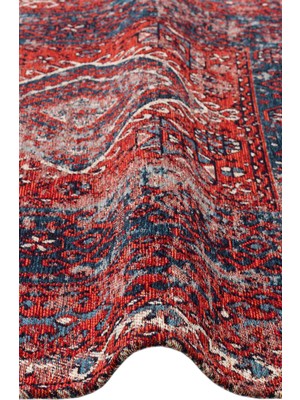 Eko Halı Anadolu Kilim And 02 Multy Yanadolu Antik Desenli Yıkanabilir Kaymaz Tabanlı Etnik Kilim