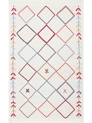 Eko Halı Arya Kilim Ar 21 Multy Çift Taraflı Modern Desenli Dokuma Kilim