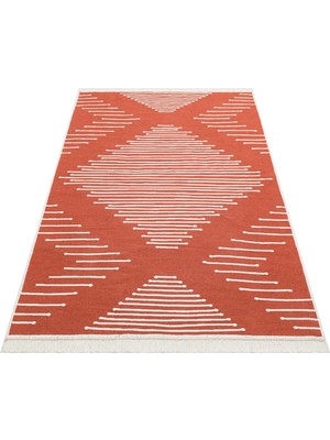 Eko Halı Arya Kilim Ar 15 Terra Çift Taraflı Modern Desenli Dokuma Kilim