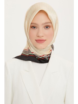 Armine Özel Nostalji Serisi Twill Ipek Eşarp Modelleri 8724D-09