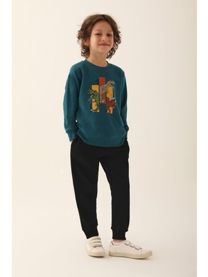 RolyPoly Adventures Mavi Erkek Çocuk Eşofman Takımı