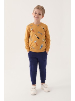 RolyPoly Transform Açık Kahverengi Erkek Çocuk Eşofman Takımı