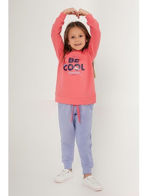 RolyPoly Be Cool Pembe Kız Çocuk Eşofman Takımı