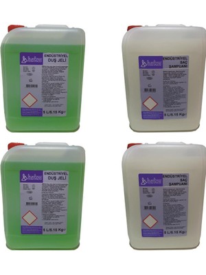 Çelikpençe Ekonomik Otel Tipi Duş Jeli ve Şampuanı Toplam 20 Litre
