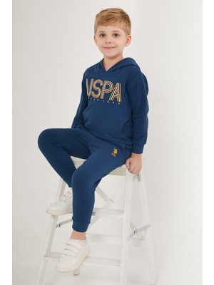 U.S. Polo Assn. Elegants Koyu Mavi Erkek Çocuk Eşofman Takımı