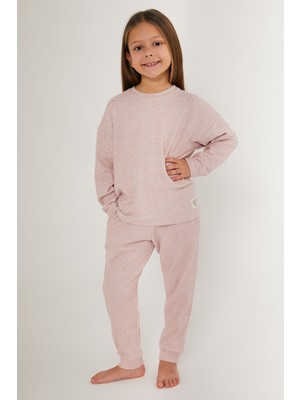 RolyPoly Pembe Kız Çocuk Uzun Kol Pijama Takım