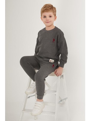 U.S. Polo Assn. Shady Beyaz Erkek Çocuk Eşofman Takımı