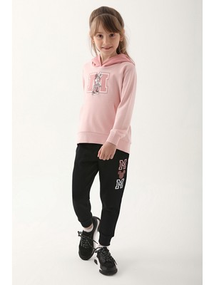 Minnie Mouse D4813-3 Kız Çocuk Eşofman Takımı Krem