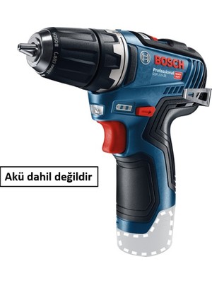 Bosch GSB 12V-30 (Solo) Akülü Darbeli Delme/Vidalama Makinesi (Akü ve Şarj Cihazı Dahil Değildir)