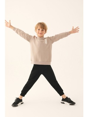 Arnetta Take A Rest Krem Erkek Çocuk Uzun Kol Eşofman Takım
