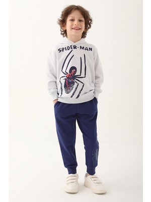 Marvel Spider-Man Kar Melanj Erkek Çocuk Eşofman Takımı