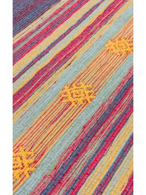 Eko Halı Arya Craft Kilim Arc 04 Multy Hav ve Toz Vermez Yıkanabilir Etnik Desenli Dokuma Kilim