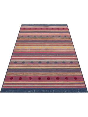 Eko Halı Arya Craft Kilim Arc 04 Multy Hav ve Toz Vermez Yıkanabilir Etnik Desenli Dokuma Kilim