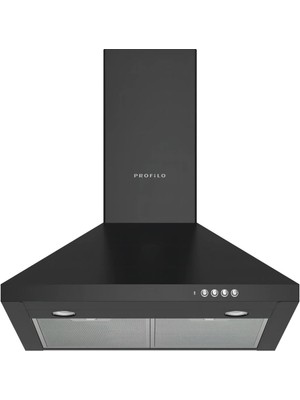 Profilo DVP6C461 D Enerji Sınıfı Siyah Duvar Tipi Davlumbaz