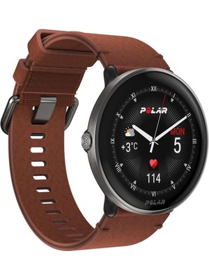 Polar Ignite 3 Fitness ve Yaşam Saati Titanium Lthr Brnz M/l