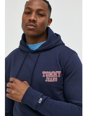 Tommy Jeans Erkek Lacivert Sweatshirt ( Model Kodu : DM0DM16365 )