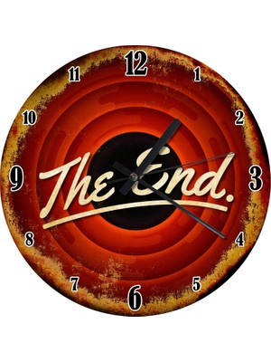 Karizma Tablo The End Dekoratif Duvar Saati