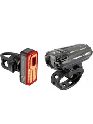 moon Meteor C3 400 + Helix Lite 100 Lm USB Bisiklet Far Seti