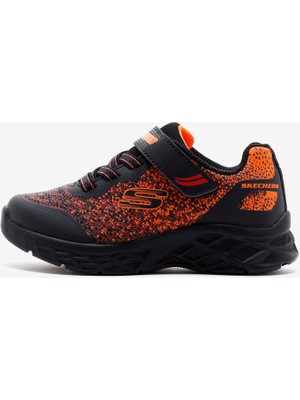 Skechers Microspec Ii Küçük Erkek Çocuk Siyah Spor Ayakkabı 403920N Bkrd