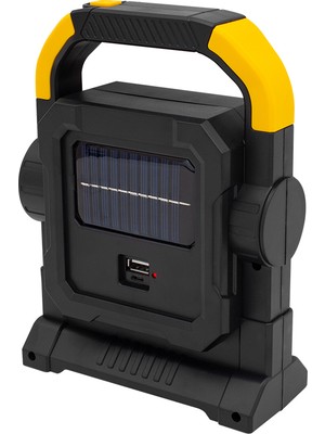 Powermaster HC-7078-C 3 Çalışma Modlu Cob Ledli Solar Taşınabilir Şarjlı Solar Lamba