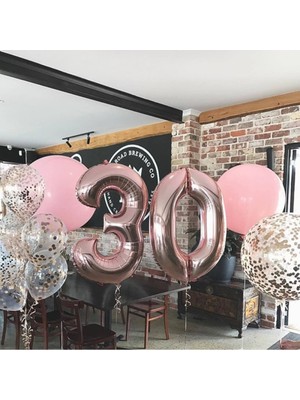 Gogopak 6 Rakamı 40 Inç Rosegold Folyo Balon 100 cm