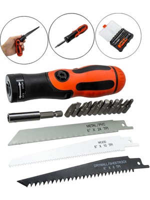 Mercure MC1018 Tornavida ve Dekupaj Seti 18 Parça