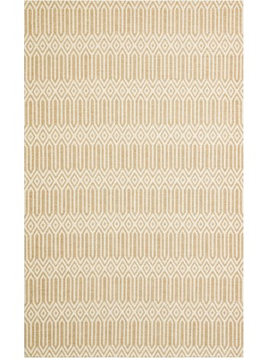 Eko Halı Brooklyn Brk 10 Natural Ivory Hasır Görünümlü Kaymaz Modern Şık Dokuma Kilim